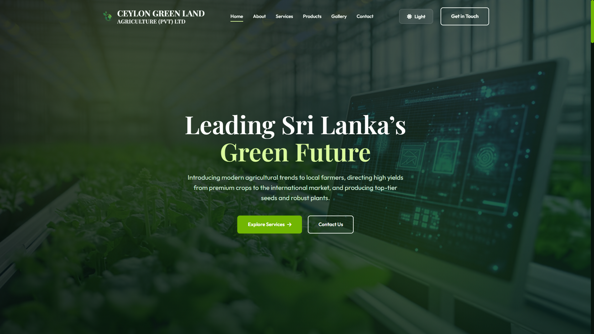 Ceylon Greenland AGRICULTURE (PVT) LTD